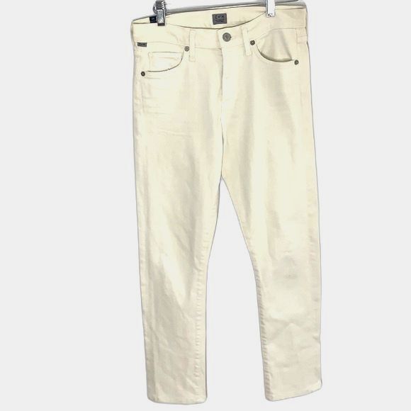 C of H Jazmin Ankle Cuffed Slim Straight off White Size 25 - Picture 1 of 16